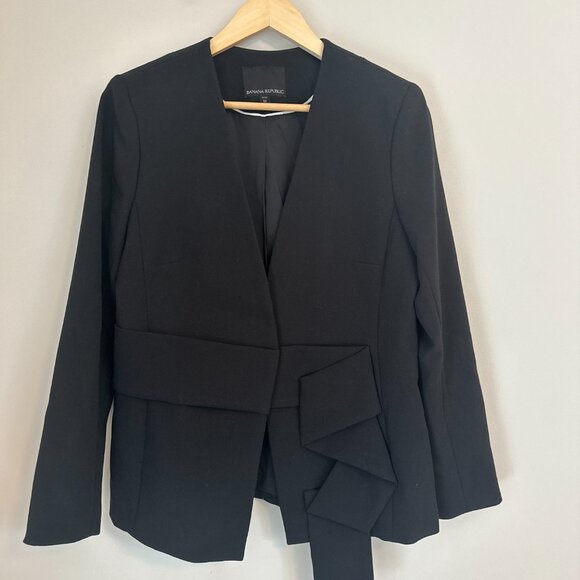 Black Blazer Banana Republic - Size 12 - Picture 7 of 7